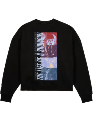The Life of a Showgirl Film Strip Black Crewneck Sweatshirt