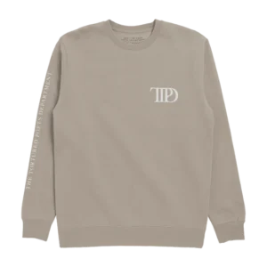 The Tortured Poets Department Beige Crewneck