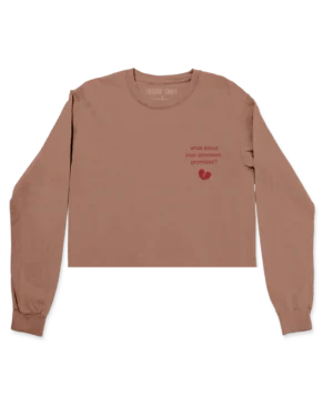 Alternative view of What About Your Promises? Longsleeve