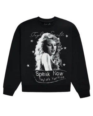 Speak Now (Taylor's Version) Black Crewneck Sweatshirt