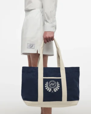 Alternative view of TS Crest Washed Navy Beach Bag
