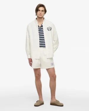 Alternative view of TS Crest White Oxford Shorts