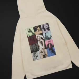 Taylor Swift The Eras II Tour Cream Hoodie - Image 4