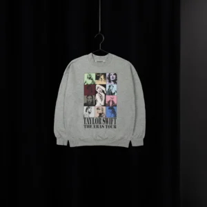 Taylor Swift The Eras II Tour Gray Crewneck - Image 3