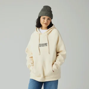 Taylor Swift The Eras Tour I Beige Hoodie - Image 6