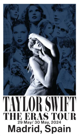 Taylor Swift The Eras Tour Madrid, Spain Poster II