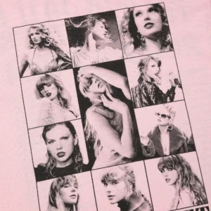 Taylor Swift The Eras Tour Pink T-Shirt - Image 4