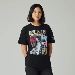 Taylor Swift | The Eras Tour Through Vancouver I Black T-Shirt - Image 3