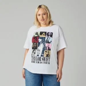 Taylor Swift | The Eras Tour Through Vancouver I White T-Shirt - Image 3